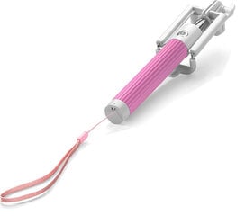Cellular line selfie stick, roosat värvi hind ja info | Selfie sticks | kaup24.ee
