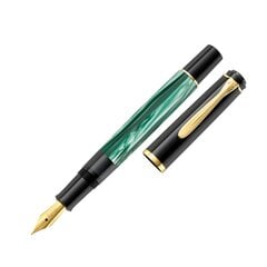 Перьевая ручка Pelikan M200 F, зеленый мрамор цена и информация | Письменные принадлежности | kaup24.ee