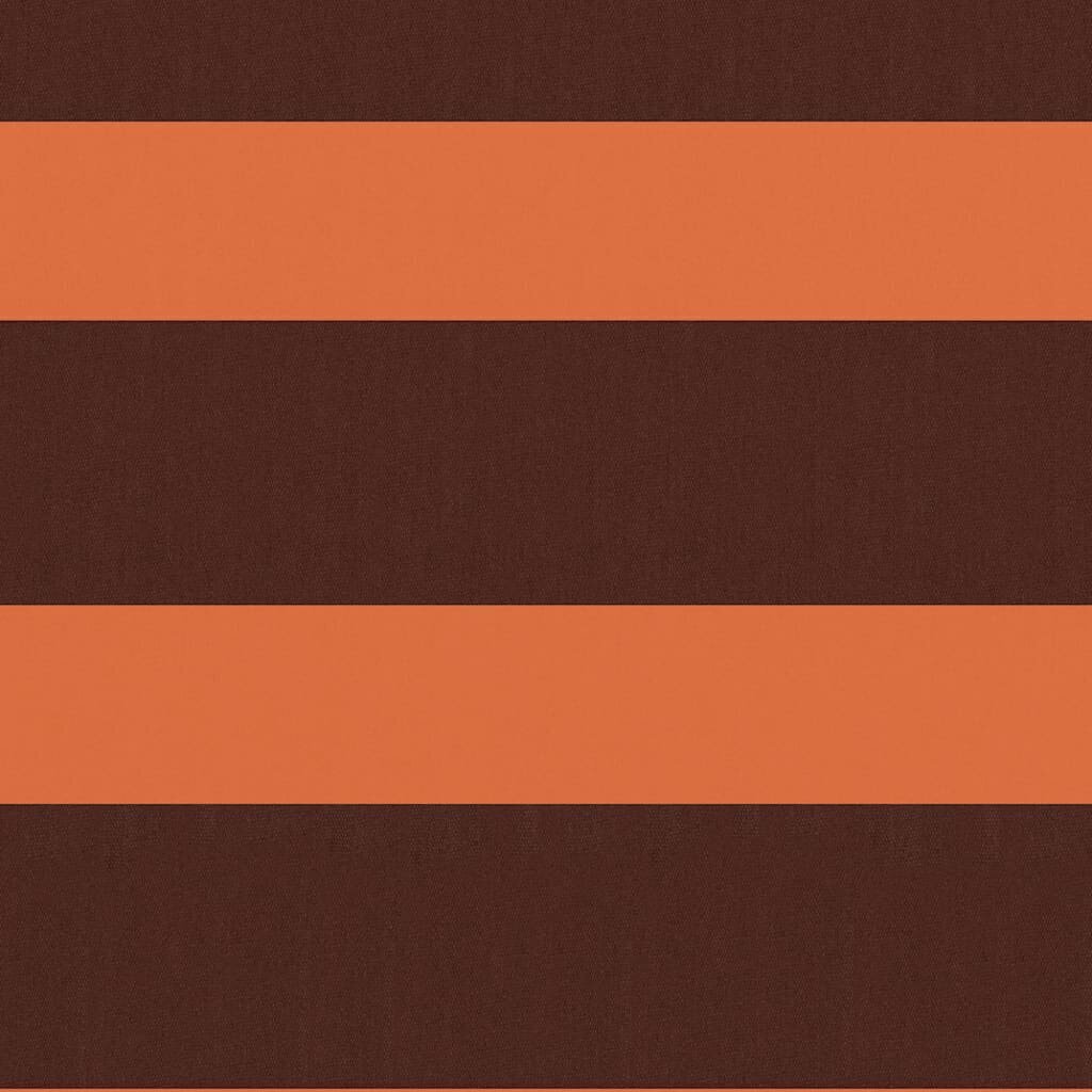 vidaXL rõdusirm, oranž ja pruun, 75 x 500 cm, oxford-kangas цена и информация | Päikesevarjud, markiisid ja alused | kaup24.ee