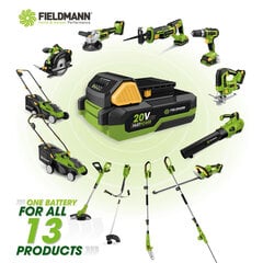 Аккумуляторная косилка Fieldmann FZN 70405-0, 20 В FAST POWER цена и информация | Кусторезы, ножницы для газона | kaup24.ee