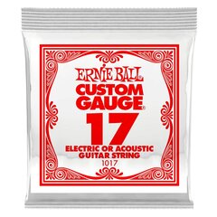 Elektrilise/akustilise kitarri keel Ernie Ball 1017 .017 hind ja info | Ernie Ball Muusikainstrumendid ja tarvikud | kaup24.ee