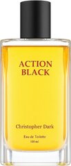 Tualettvesi Christopher Dark Action Black EDT meestele, 100 ml hind ja info | Meeste parfüümid | kaup24.ee
