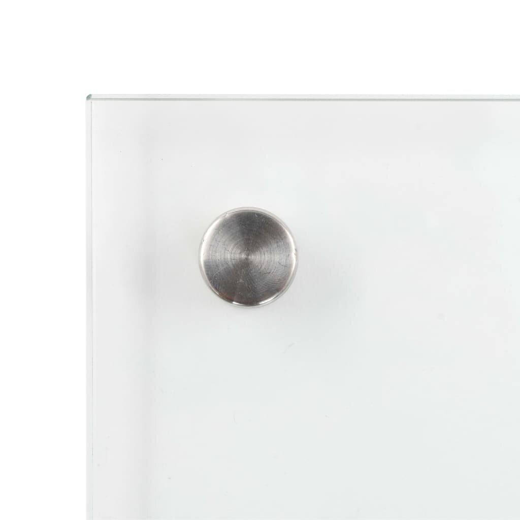 vidaXL köögi pritsmekaitse, läbipaistev, 70 x 40 cm, karastatud klaas hind ja info | Köögimööbli tarvikud | kaup24.ee