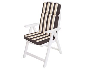 Подушка для стула Hobbygarden Eliza, коричневый/ песочного цвета цена и информация | Подушки, наволочки, чехлы | kaup24.ee