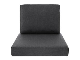 Комплект подушек для стульев HobbyGarden Mia Tech, черного цвета цена и информация | Подушки, наволочки, чехлы | kaup24.ee