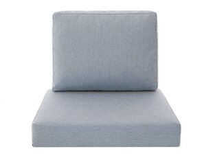 Комплект подушек для стульев HobbyGarden Mia Tech, светло-синий цена и информация | Подушки, наволочки, чехлы | kaup24.ee
