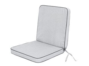 Подушка для стула Hobbygarden Sara, светло-серая цена и информация | Подушки, наволочки, чехлы | kaup24.ee