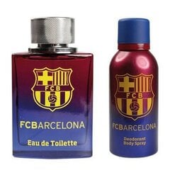 Набор EP Line FC Barcelona EDT для мужчин, 100 мл + дезодорант-спрей, 150 мл цена и информация | Мужские духи | kaup24.ee