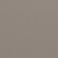 vidaXL rõdusirm, pruunikashall, 90 x 600 cm, oxford-kangas hind ja info | Päikesevarjud, markiisid ja alused | kaup24.ee
