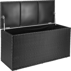 Tööriistakast Fieldmann Black Rattan, 125x50x60 цена и информация | Уличные контейнеры, контейнеры для компоста | kaup24.ee