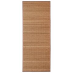 vidaXL bambusvaip 100 x 160 cm, pruun цена и информация | Коврики | kaup24.ee