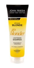 Šampoon John Frieda Sheer Blonde Go Blonder 250 ml hind ja info | John Frieda Kosmeetika, parfüümid | kaup24.ee