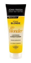 Кондиционер для блондинок John Frieda Sheer Blonde Go Blonder, 250 мл цена и информация | Кондиционеры | kaup24.ee