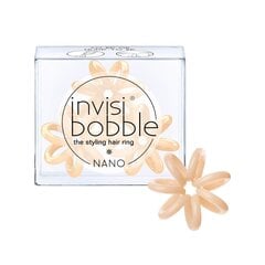 Juuksekumm Invisibobble Nano, 3 tk, kreemikas hind ja info | Juuste aksessuaarid | kaup24.ee