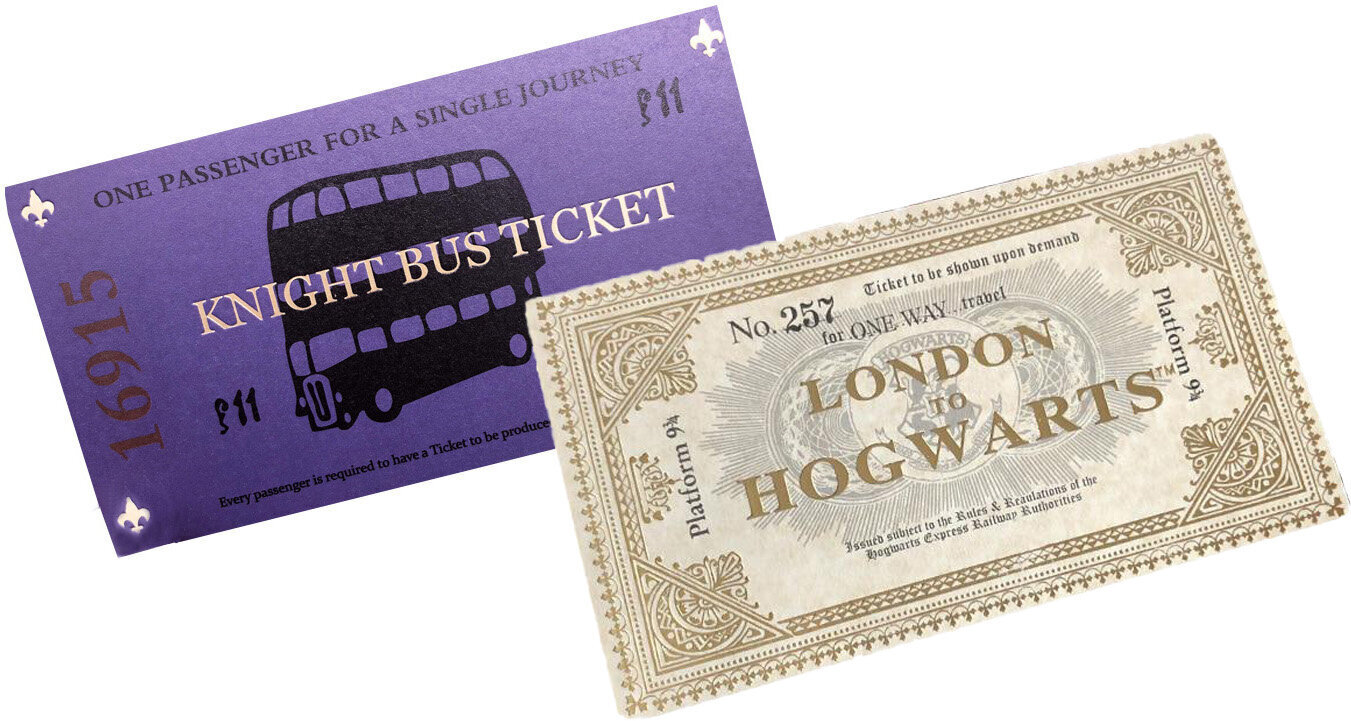 Kaart Ticket Harry potter 2x Ticket цена и информация | Lauamängud ja mõistatused | kaup24.ee