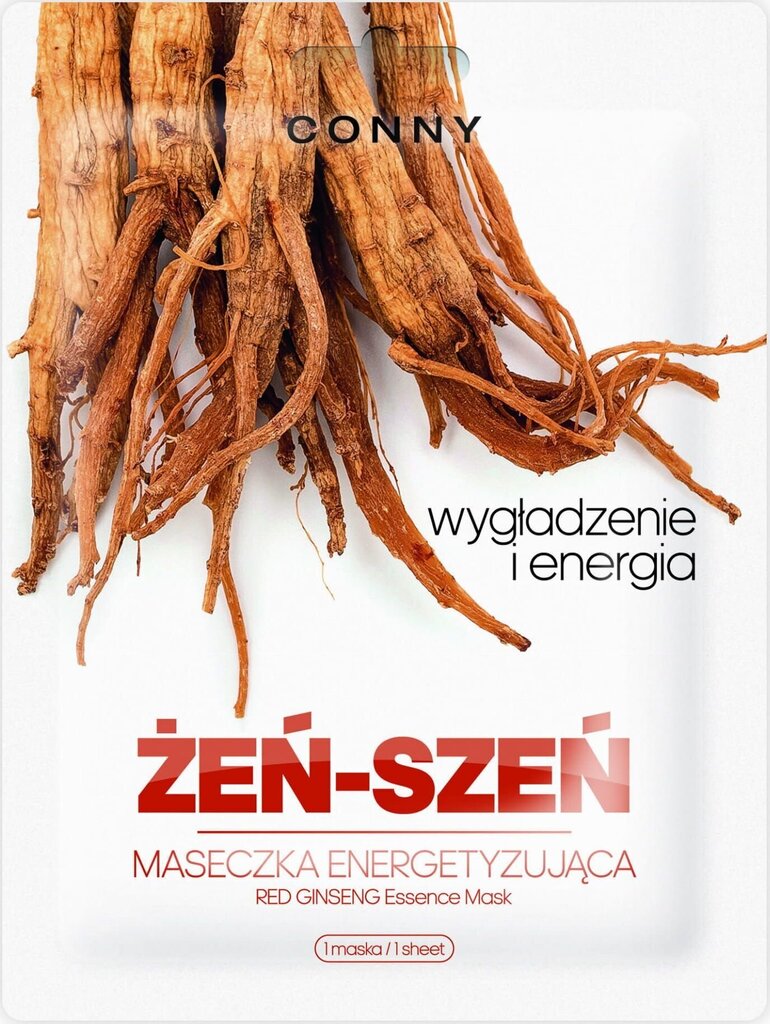 Lehtmask näole Conny Red Ginseng Essence 23 g цена и информация | Näomaskid, silmamaskid | kaup24.ee