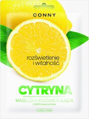 Осветляющая маска для лица Conny Lemon Essence 23 г цена и информация | Маски для лица, патчи для глаз | kaup24.ee