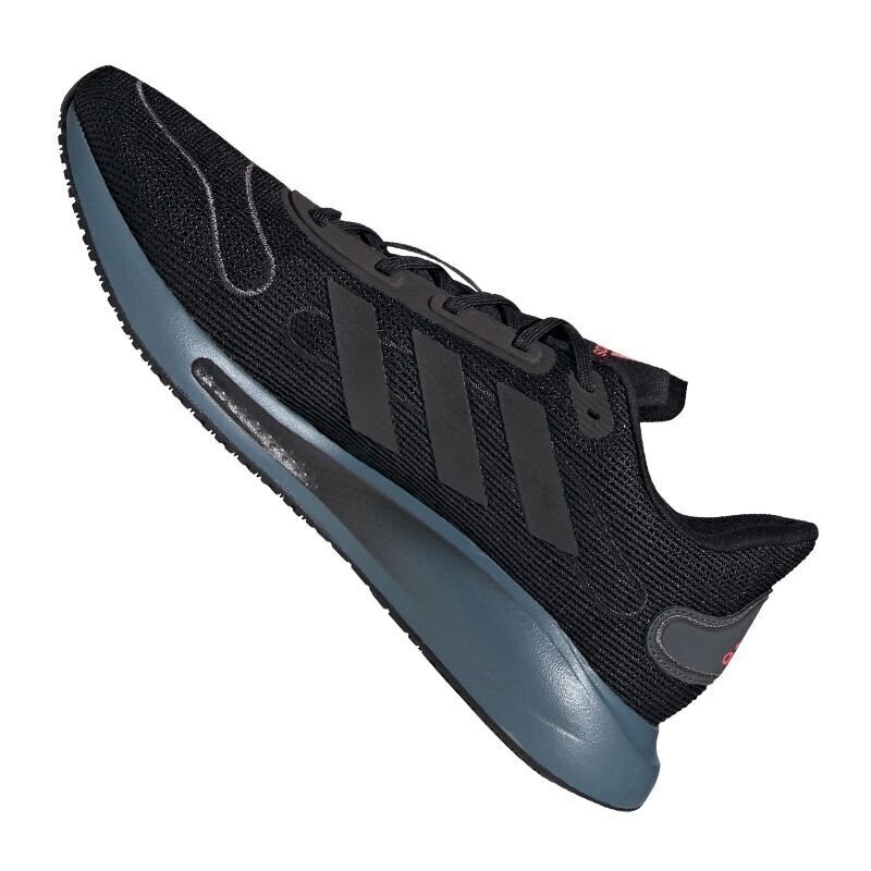 Adidas Jalatsid Meeste Galaxar Run Black Blue цена и информация | Spordi- ja vabaajajalatsid meestele | kaup24.ee