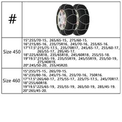 vidaXL lumeketid 2 tk 16 mm maastur 4 x 4 suurus 400 цена и информация | Lisaseadmed | kaup24.ee