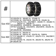 vidaXL lumeketid 2 tk 16 mm maastur 4 x 4 suurus 460 цена и информация | Дополнительные принадлежности | kaup24.ee