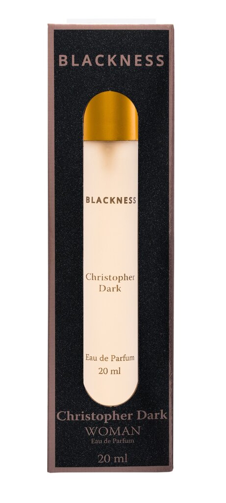 Parfüümvesi Christopher Dark Blackness EDP naistele, 20 ml цена и информация | Naiste parfüümid | kaup24.ee