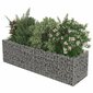 vidaXL gabioon-taimelava, tsingitud teras, 180 x 50 x 50 cm hind ja info | Dekoratiivsed lillepotid | kaup24.ee