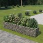 vidaXL gabioon-taimelava, tsingitud teras, 270 x 50 x 50 cm hind ja info | Dekoratiivsed lillepotid | kaup24.ee