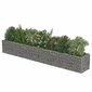 vidaXL gabioon-taimelava, tsingitud teras, 360 x 50 x 50 cm hind ja info | Dekoratiivsed lillepotid | kaup24.ee