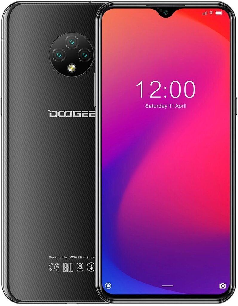 DOOGEE X95, 16GB, Starry Black цена и информация | Telefonid | kaup24.ee