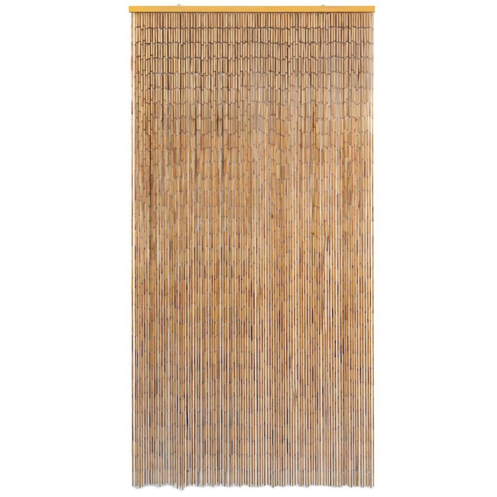 vidaXL uksekardin, bambus 100 x 200 cm цена и информация | Sääsevõrgud, putukavõrgud | kaup24.ee