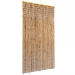 vidaXL uksekardin, bambus 100 x 220 cm hind ja info | Sääsevõrgud, putukavõrgud | kaup24.ee