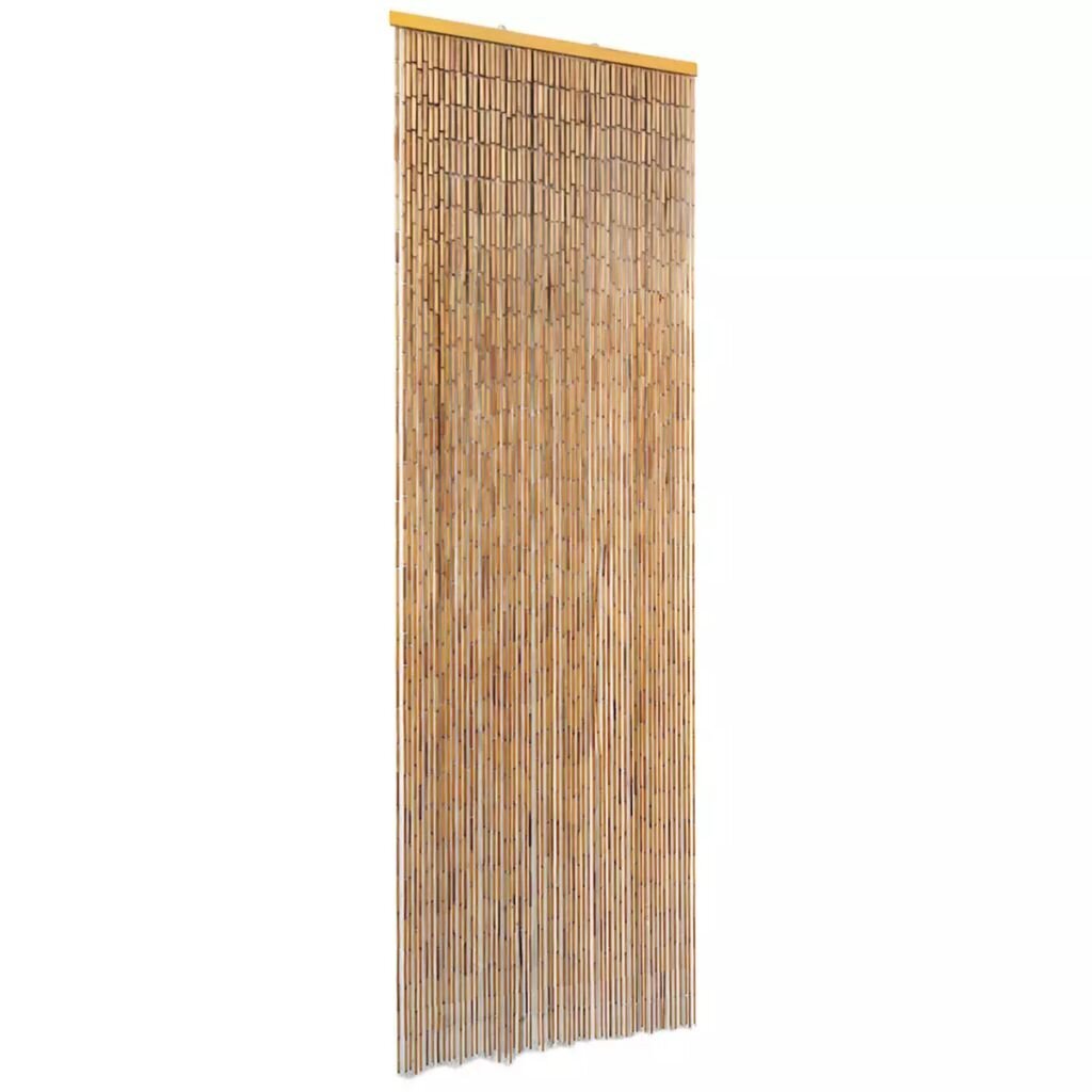 vidaXL uksekardin, bambus 56 x 185 cm hind ja info | Sääsevõrgud, putukavõrgud | kaup24.ee
