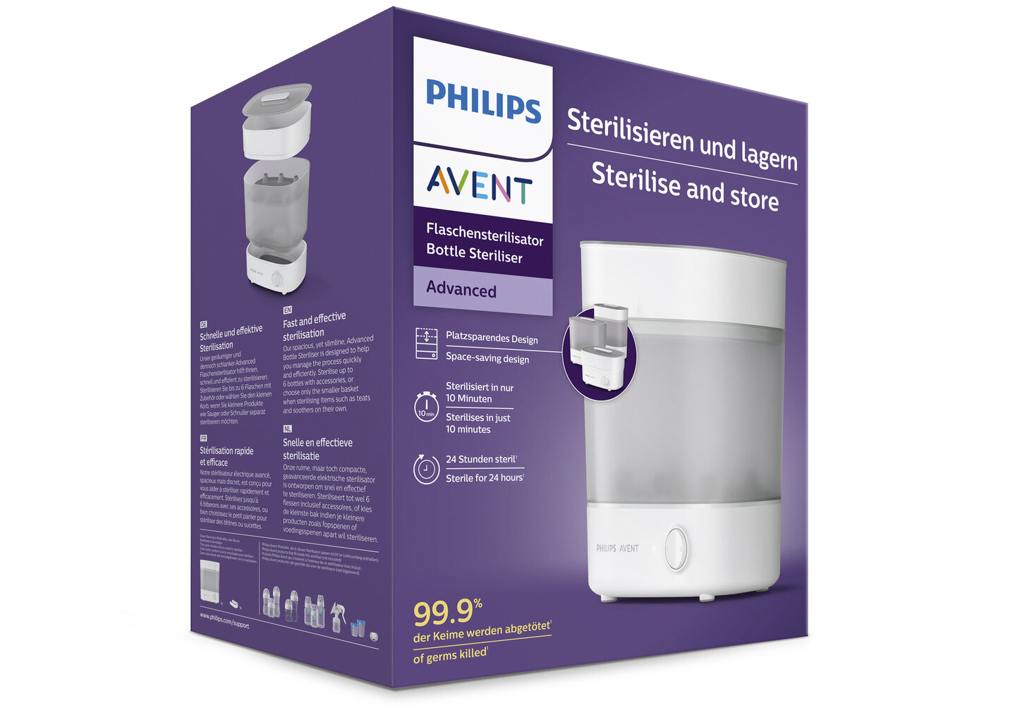 Elektriline lutipudelite steriliseerija Philips Avent SCF291/00 hind ja info | Lutipudelite soojendajad ja sterilisaatorid | kaup24.ee