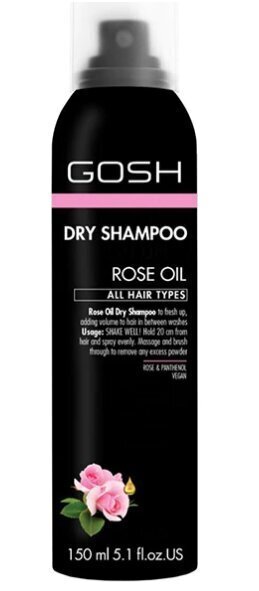 Kuivšampoon Gosh Rose Oil 150 ml hind ja info | Šampoonid | kaup24.ee