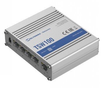 Teltonika lüliti (switch) 5--porti TSW100 hind ja info | Lülitid (Switch) | kaup24.ee