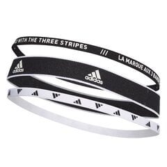 adidas Training Headbands 3 Per Pack цена и информация | Мужские шарфы, шапки, перчатки | kaup24.ee