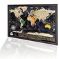 Kraabitav raamiga kaart 72x2x52cm hind ja info | Maailmakaardid | kaup24.ee