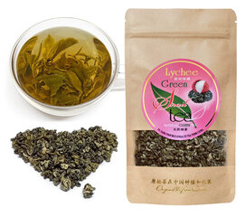 Элитный Китайский Зеленый чай - Lychee „Green Snail”, 100г цена и информация | Чай | kaup24.ee