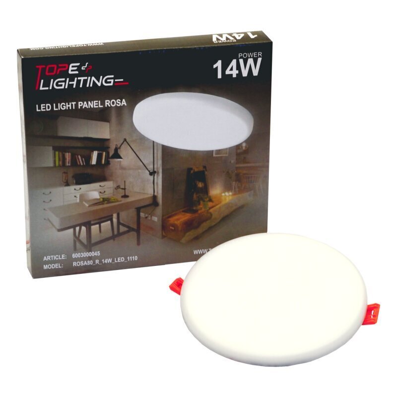 Sisseehitatud ümmargune LED-paneel Rosa 14 W цена и информация | Süvistatavad ja LED valgustid | kaup24.ee
