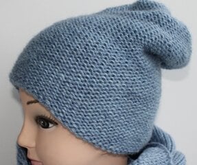 Naiste silmkoeline topeltmüts hind ja info | Naiste mütsid ja peapaelad | kaup24.ee