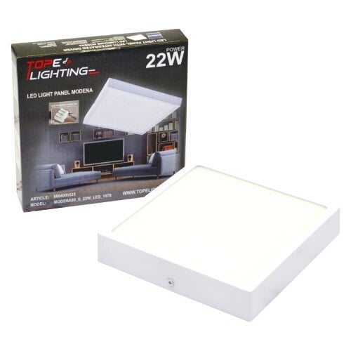 Pindmine neljakandiline LED-paneel Modena 22 W hind ja info | Laelambid | kaup24.ee