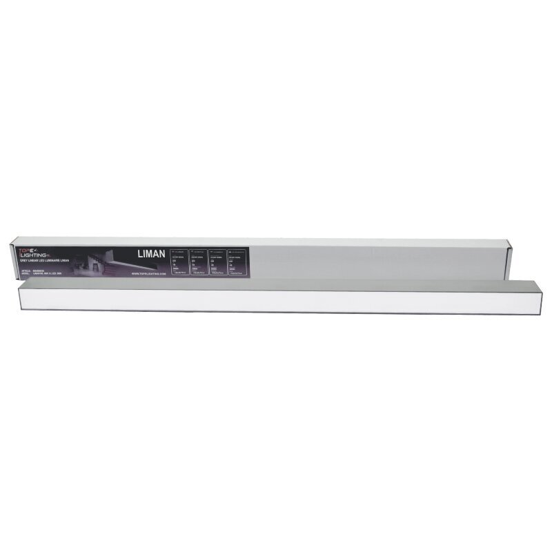 Piklik lineaarne süvistatav LED-valgusti Liman 72 W, hall цена и информация | Rippvalgustid | kaup24.ee