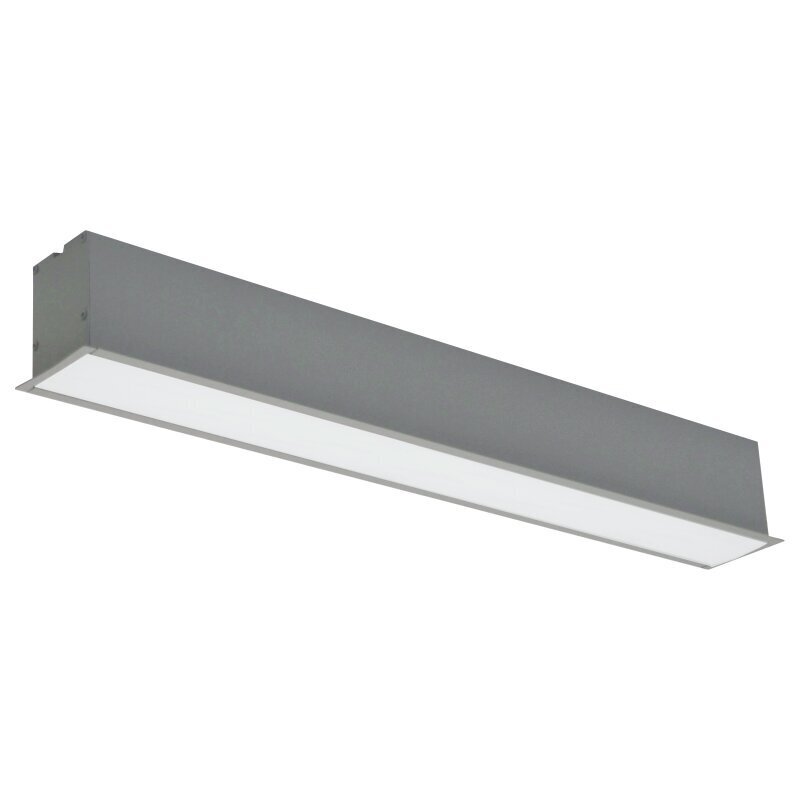 Piklik lineaarne süvistatav LED-valgusti Esna 20 W, hall цена и информация | Süvistatavad ja LED valgustid | kaup24.ee