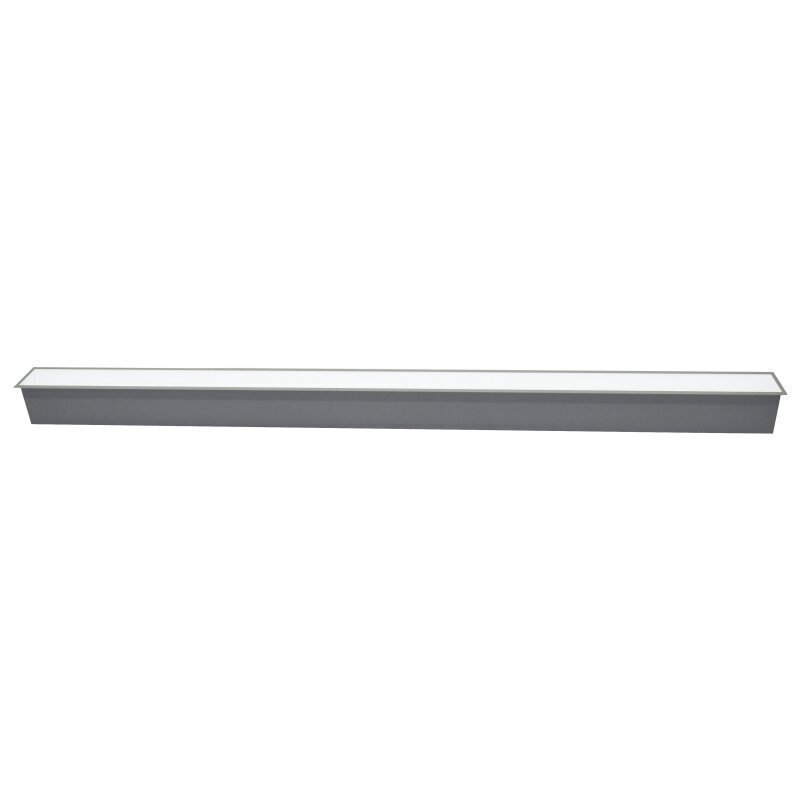 Piklik lineaarne süvistatav LED-valgusti Esna 40 W, hall hind ja info | Süvistatavad ja LED valgustid | kaup24.ee