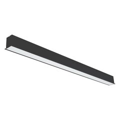 Piklik lineaarne süvistatav LED-valgusti Esna 54 W, must цена и информация | Монтируемые светильники, светодиодные панели | kaup24.ee