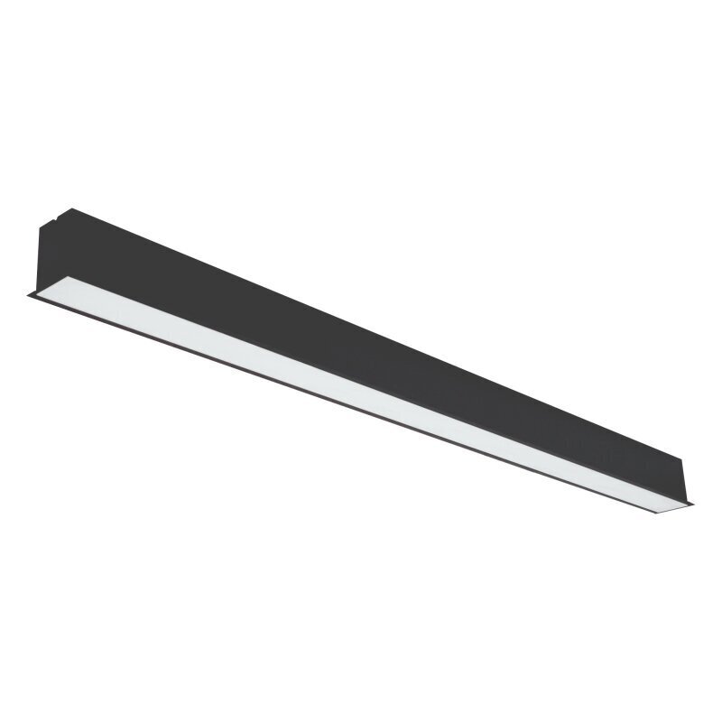 Piklik lineaarne süvistatav LED-valgusti Esna 72 W, must цена и информация | Süvistatavad ja LED valgustid | kaup24.ee