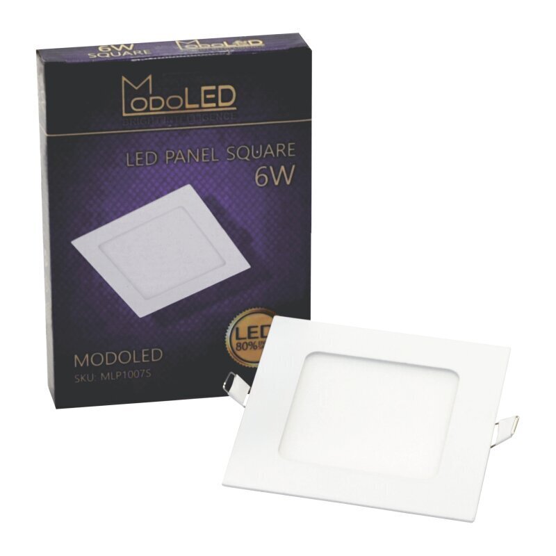Sisseehitatud neljakandiline LED-paneel Modoled 6 W hind ja info | Süvistatavad ja LED valgustid | kaup24.ee