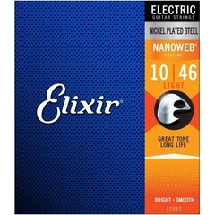 Elektrikitarri keeled Elixir 12052 0,012-0,053 Phosphor Bronze Nanoweb hind ja info | Muusikariistade tarvikud | kaup24.ee