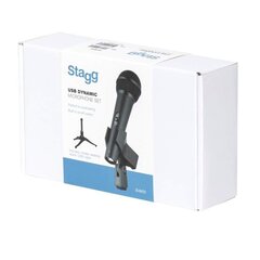 USB mikrofon Stagg SUM 20 alusega, hoidjaga, usb kaabliga hind ja info | Mikrofonid | kaup24.ee