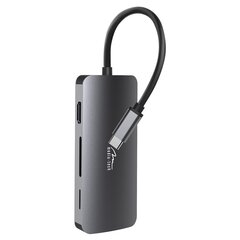 Адаптер Media-Tech MT5044, USB-C/USB-A/HDMI/RJ-45/micro SD цена и информация | Адаптеры и USB-hub | kaup24.ee